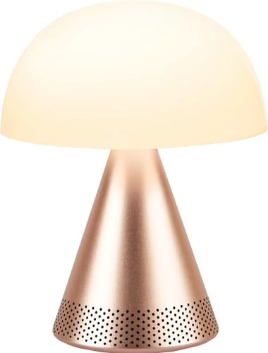 Lexon Mina L Lamp with Bluetooth Speaker gold