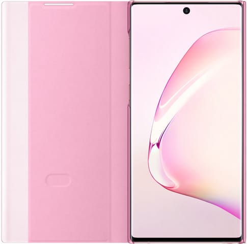 Samsung Galaxy Note 10 Clear View Flip Cover pink