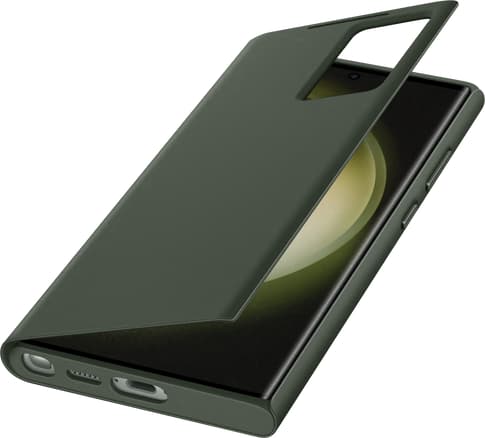 Samsung Galaxy S23 Ultra Smart View Flip Cover khaki