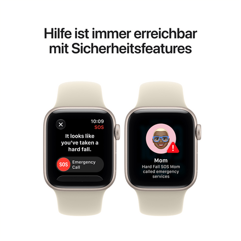 Apple Watch SE 3 (2026) GPS+Cell 40mm Starl Alu Sand SB M/L