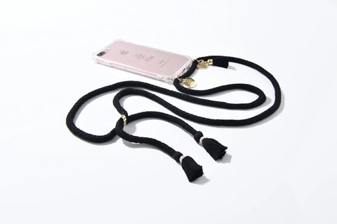 Etuui iPhone 12 Pro Max Necklace Silicon Cover black