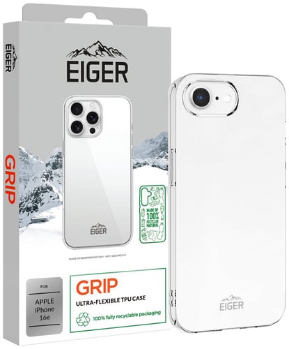 Eiger iPhone 16e Flexiable  Grip TPU Backcover Transparent (b2b)
