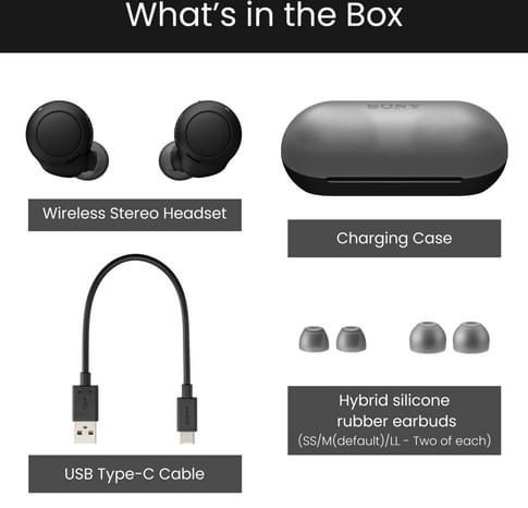 True Wireless In Ear Headset WFC500 Black