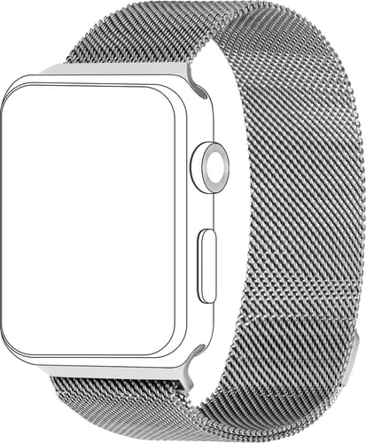 Topp Apple Watch 38/40mm Mesh Band silver