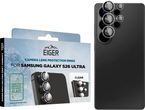Eiger Galaxy S26 Ultra Mountain Glas Camera Ring Protector
