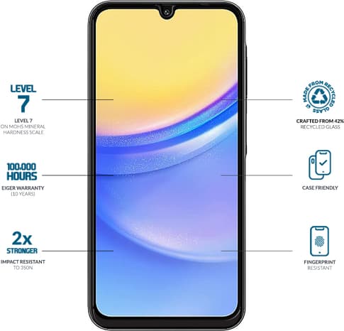 Eiger Galaxy A16 Full Screen Mountain Edge Screen Protector