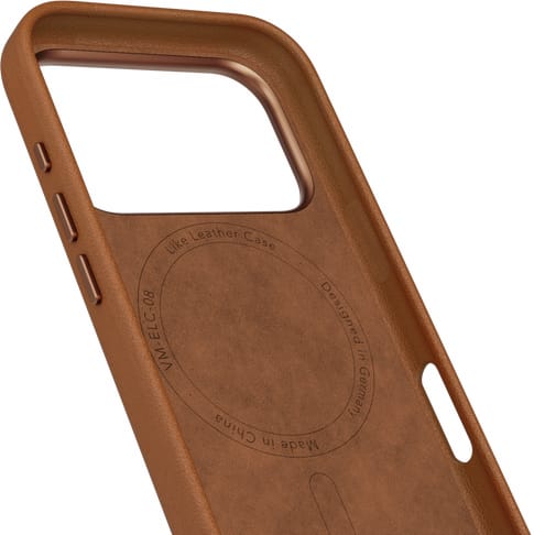 Vonmählen iPhone 17 Pro Like Leather Backcover Brown