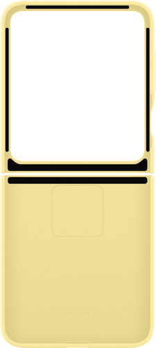 Samsung Z Flip6 Silicone Backcover Yellow
