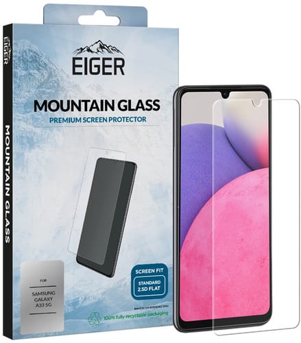 Eiger Galaxy A33 Screen Protector 2.5D Transparent (b2b)
