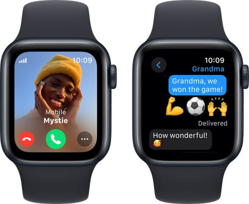 Apple Watch SE GPS + Cell 40mm Midn Alu with Midnight SB