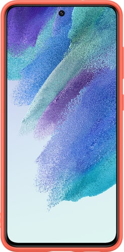 Samsung Galaxy S21 FE Silicone Backcover coral