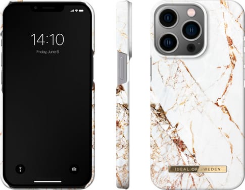 iDeal of Sweden iPhone 14 Pro Cover Marble White