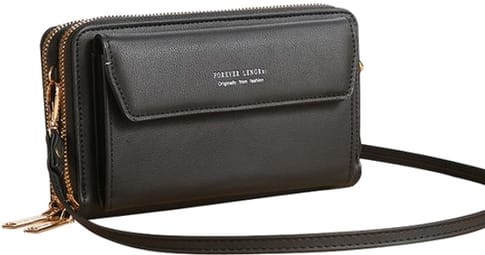 MU Prime Universal Crossbody Clutch black
