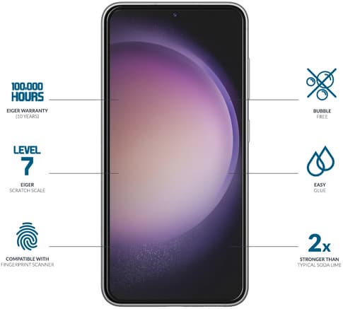 Eiger Galaxy  screen protector 3D Glas black