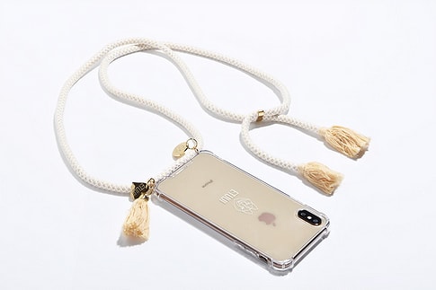 Etuui Galaxy S21 Ultra Necklace Silicon Cover white