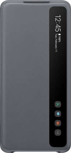 Samsung Galaxy S20+ Clear View Flip Cover gray