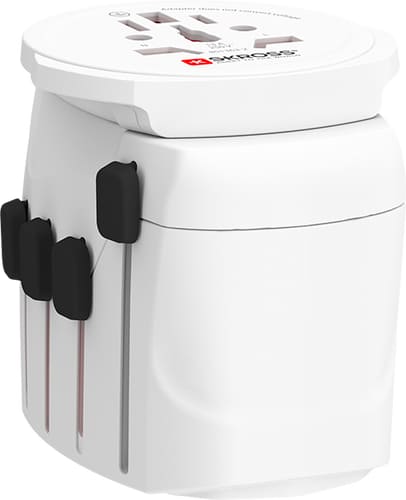 Skross  PRO World 7A Travel Adapter White