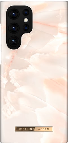 iDeal of Sweden Galaxy S22 Ultra Cover Marble Rose