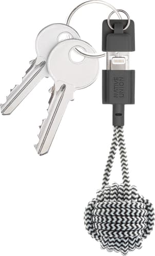 Native Union Key Data Cable USB A to Lightning Zebra