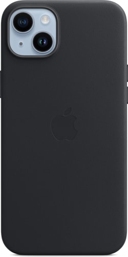 Apple iPhone 14 Plus Leather Backcover with MagSafe Midnight