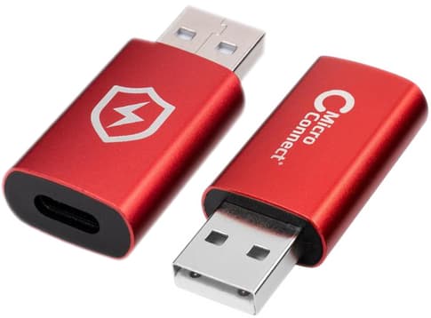 MicroConnect Safe Charge USB-A to C Data Blocker Adapter