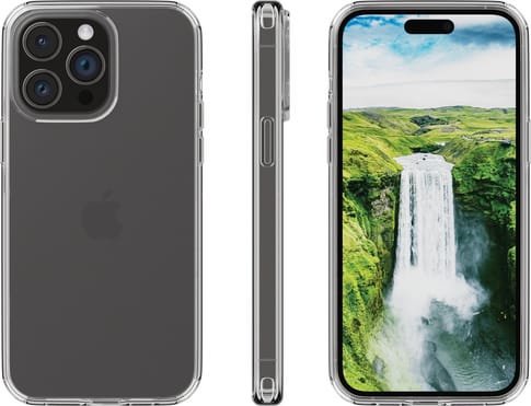 dbramante1928 iPhone 15 Pro Max Iceland Ultra D3O Bookcover clear