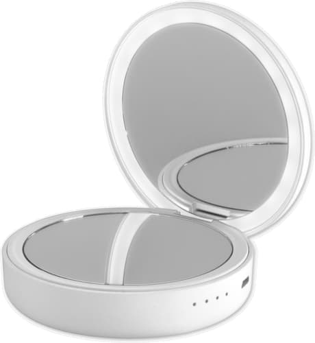 Pocket Mirror Power Bank 4000 mAh white