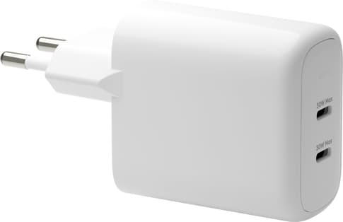 dbramante1928 220V 2x USB-C 30W Charger White