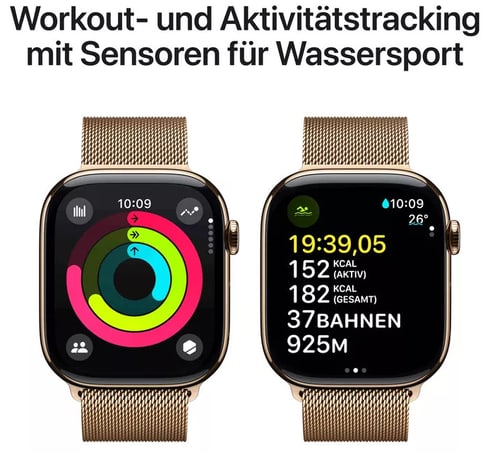 Apple Watch Series 10 GPS+Cell  Gold Titan Gold