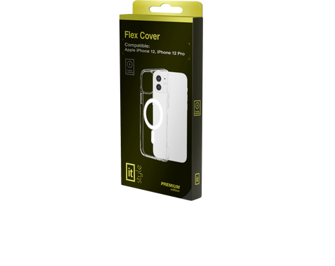 itStyle Premium iPhone 12/12 Pro Silicon Case MagSafe transparent