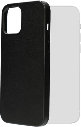 itStyle Premium iPhone 12/12 Pro Leather Case MagSafe Black