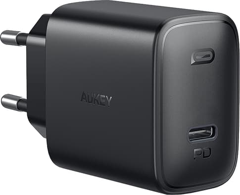 Aukey USB C Power Adapter Power Delivery 18W black