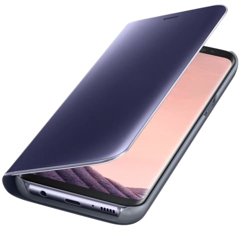 Samsung Galaxy S8 plus Clear View FlipCo violett