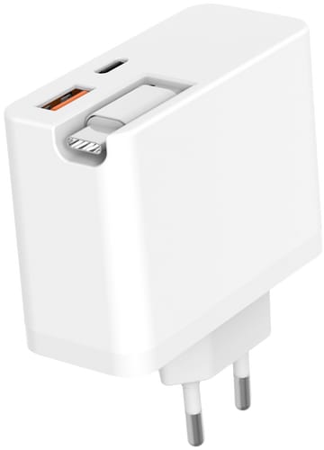 ITSTYLE RETRACTABLE 70cm USB-C & USB-A & USB-C 45W Charger