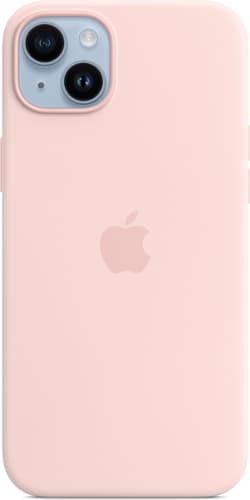 Apple iPhone 14 Plus Silicone Case with MagSafe Chalk Pink