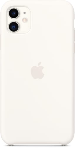 Apple iPhone 11 Silicon Backcover white