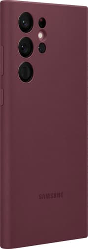 Samsung Galaxy S22 Ultra Silicone Backcover burgundy