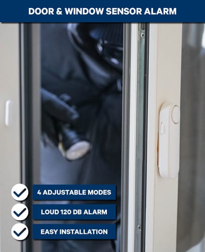 AK Kisten Basics Door/Window Alarm (120dB)