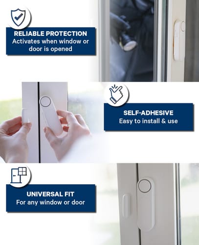 AK Kisten Basics Door/Window Alarm (120dB)