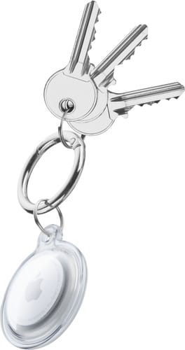 Cellularline AirTag soft rubber case transparent