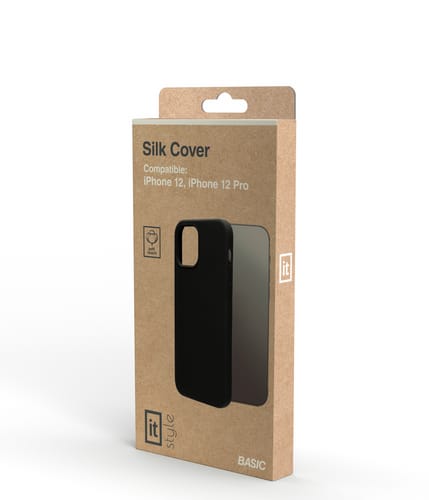itStyle Basic iPhone 12/12 Pro Silicon Case black