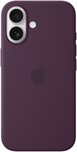 Apple iPhone 16 Plus Silicone MS Backcover Plum