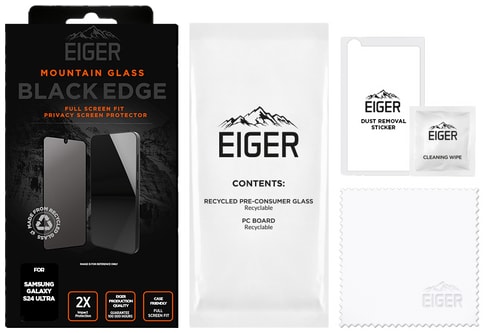 Eiger Galaxy S24 Ultra Displayschutzfolie Edge Mountain Glas Privacy  günstig kaufen + Gratisversand