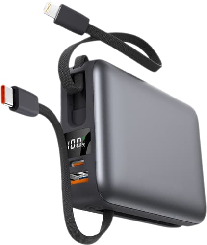 ITSTYLE 20000mAh Powerbank Mini with Cable Grey