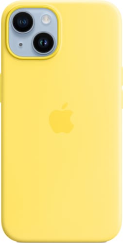 Apple iPhone 14 Silicone Case with MagSafe Canary Yellow