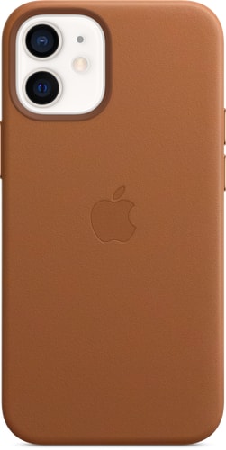 Phone 12 mini Leather Backcover with MagSafe Brown