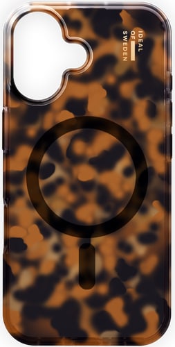 Ideal of Sweden iPhone 16 Plus Silicone Clear MS Backcover Tortoise