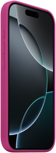 Apple iPhone 16 Pro Silicone MS Backcover Fuchsia
