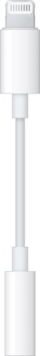 Apple Lightning to 3.5mmHeadphoneJackAdapter white