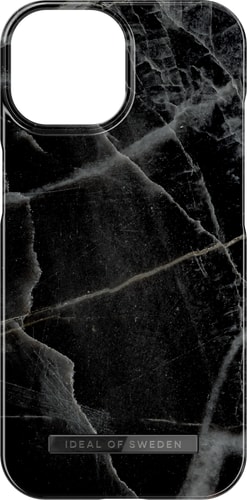 iDeal of Sweden iPhone 15 Backcover Black Thunder Marble